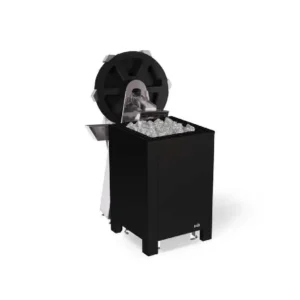 Watermill sauna set with BlackRock heater