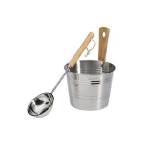 Sauna set stainless steel
